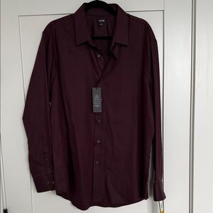 Apt. 9 Men's Deep Burgundy Dress Shirt